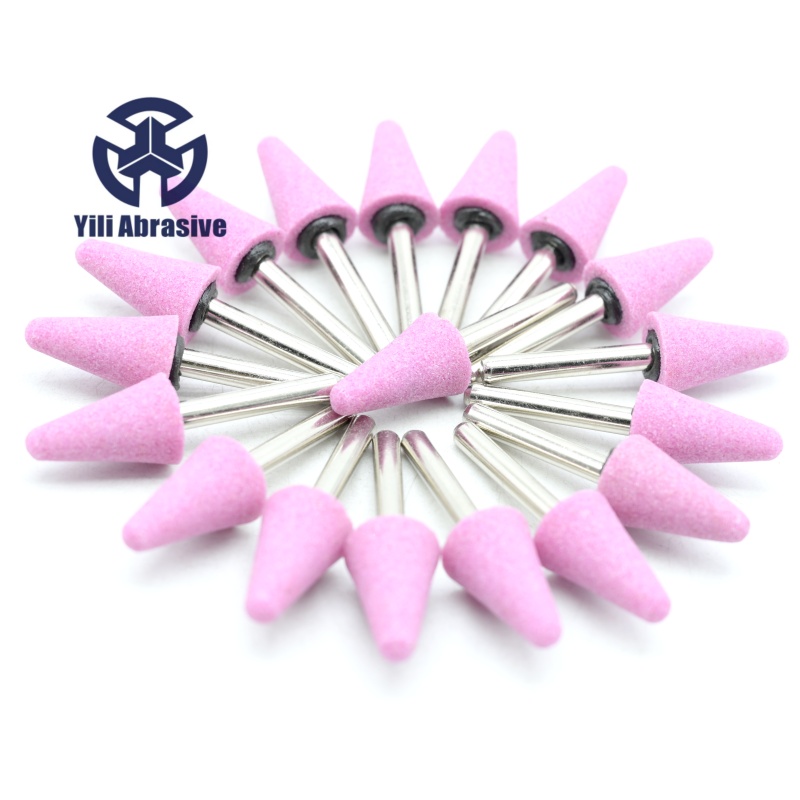 Pink Aluminum Mounted Points A5-19*28*6mm