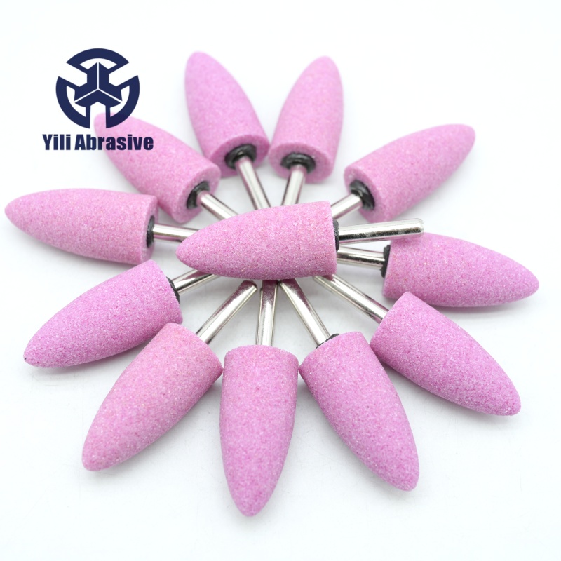Ceramic points Pink Aluminum Mounted Points A11-23×50×6.0 PA46 Bullet