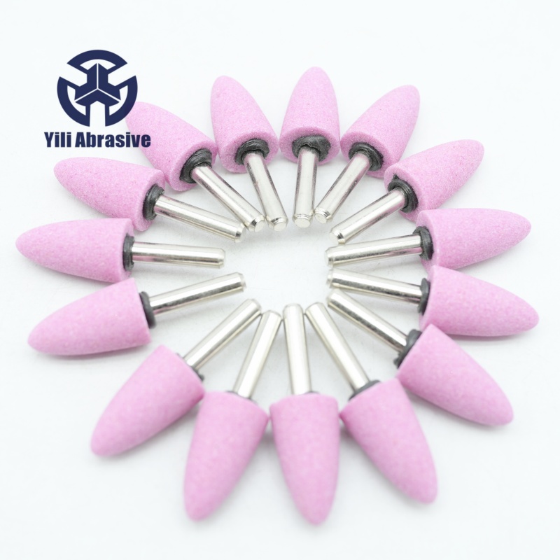 Ceramic points Pink Aluminum Mounted Points A12-19×32×6.0 PA60 Bullet