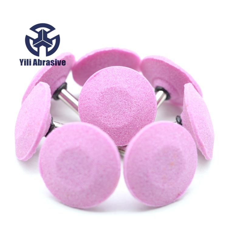 Pink Aluminum Mounted Points A36-38×10×6.0 PA60 Ceramic polishing stone