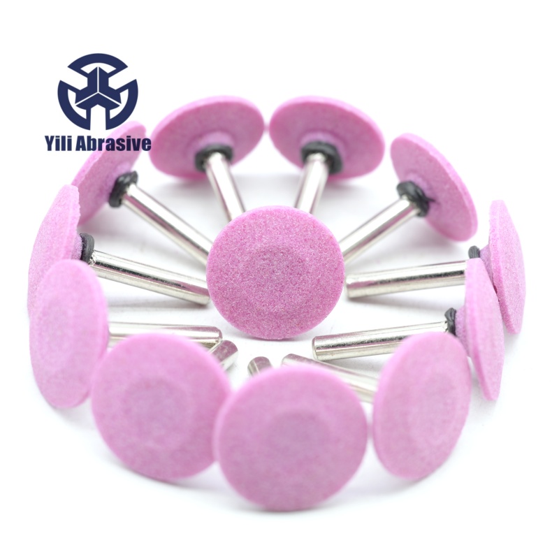 Pink Aluminum Mounted Points A37-32×6×6.0 PA60 Ceramic polishing stone